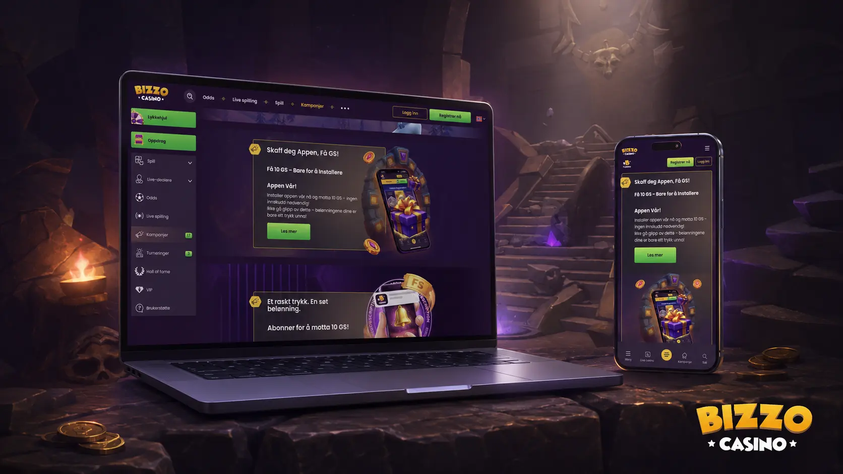 Ugentlige Kampagner fra Bizzo Casino Ugentlige Kampagner fra Bizzo Casino
